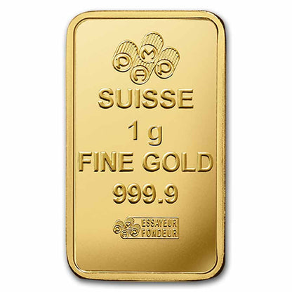 25x1 gram Gold Bar PAMP Suisse Multigram+25 (In Assay)