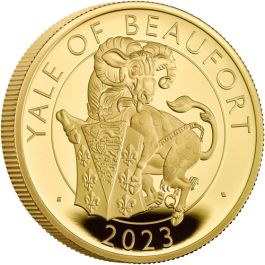 1 oz Gold Yale of Beaufort, Royal Tudor Beasts Serie 2023