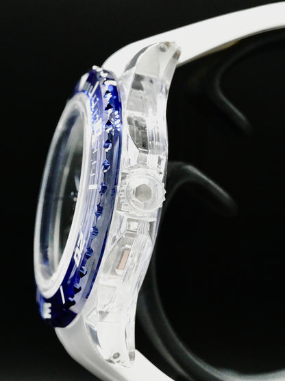 ArtyA Artya Diver Crystal Skeleton Blue Bezel