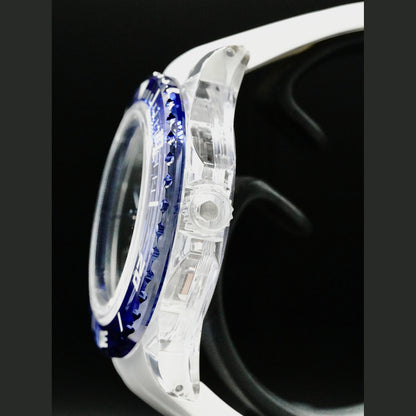 Artya Diver Crystal Skeleton Blue Bezel