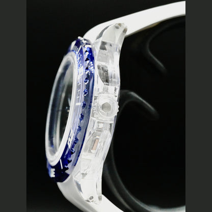 Artya Diver Crystal Skeleton Blue Bezel