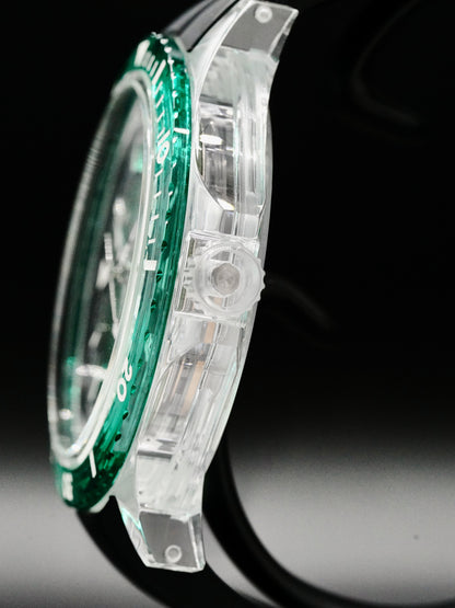 ArtyA Diver Crystal Green Smoke Green Bezel