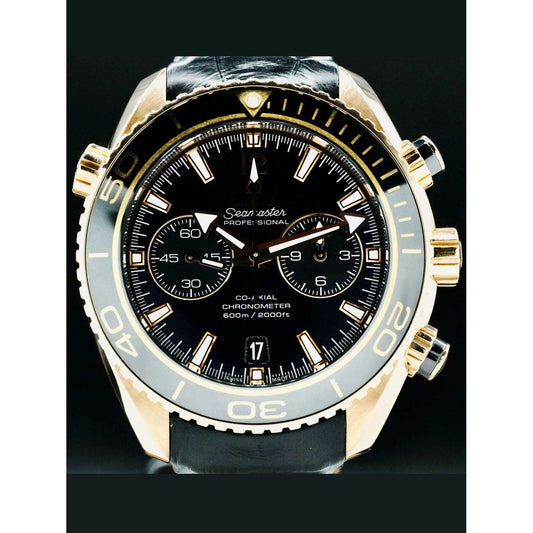 Omega Planet Ocean 600M Co-Axial Master Chronometer Chronograph 45.5mm Sedna Gold 215.63.46.51.01.001