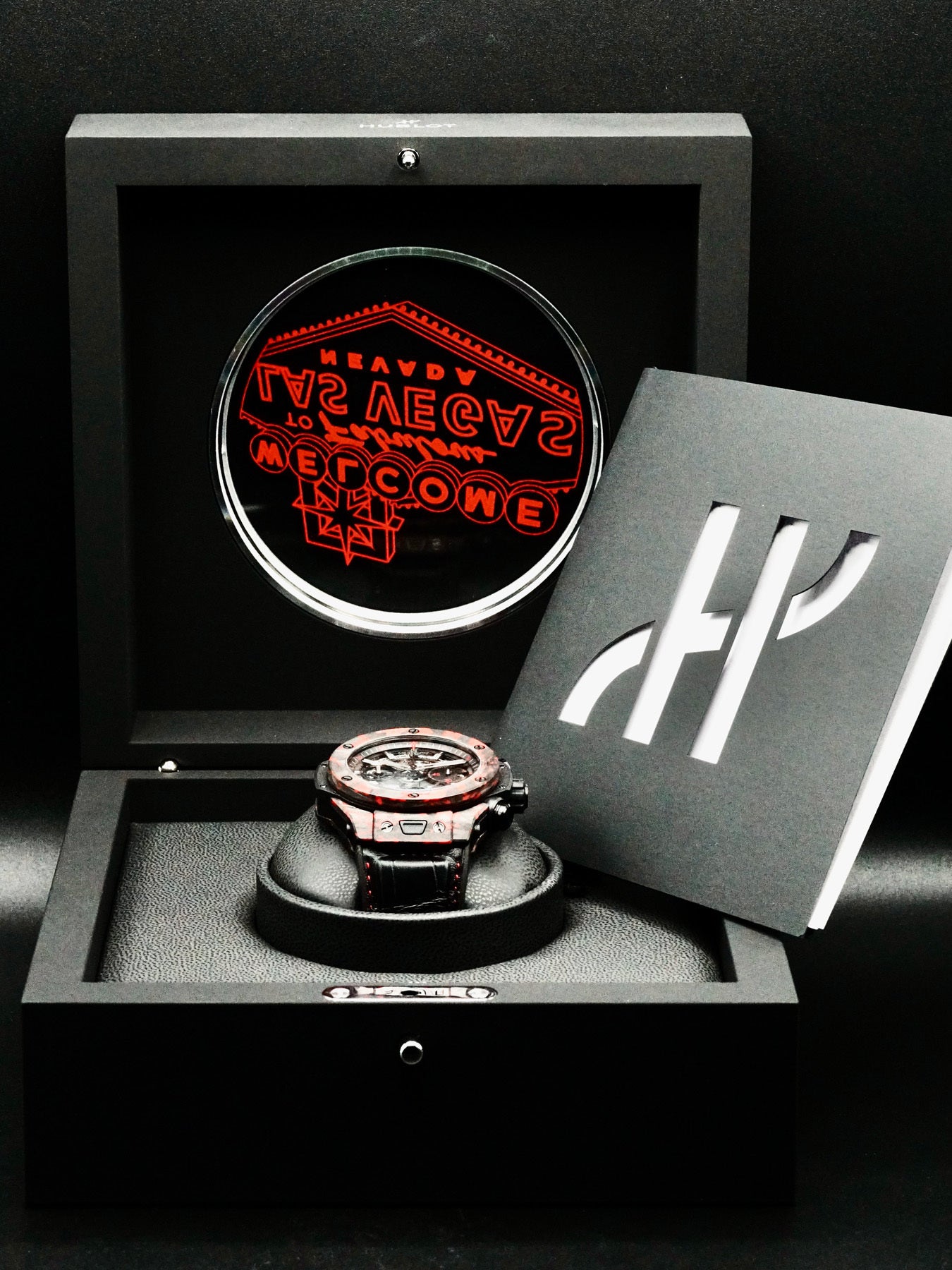 Hublot 421.QV.1113.LR.LVB23 Big Bang Unico Red Carbon Las Vegas Boutique
