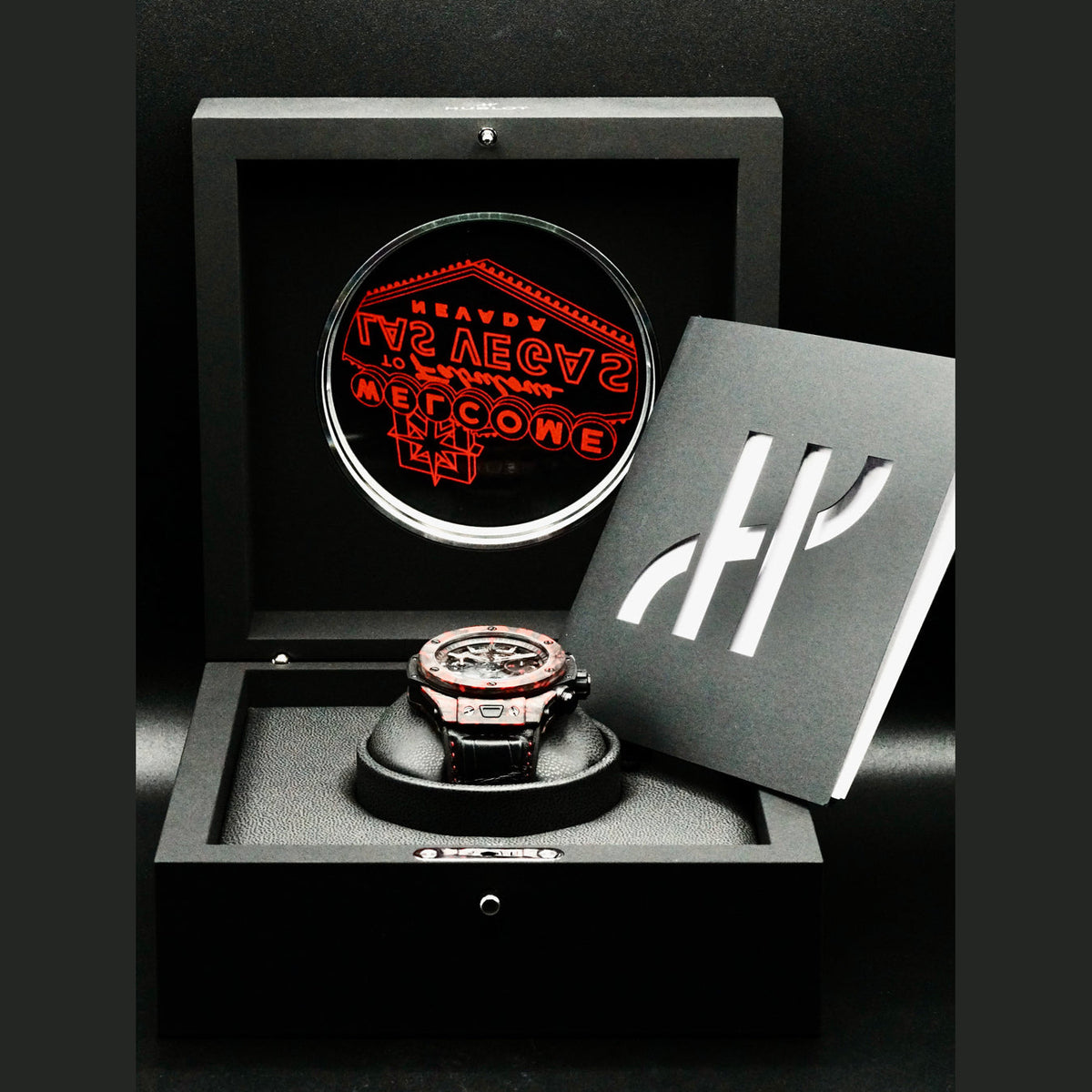 Hublot 421.QV.1113.LR.LVB23 Big Bang Unico Red Carbon Las Vegas Boutique