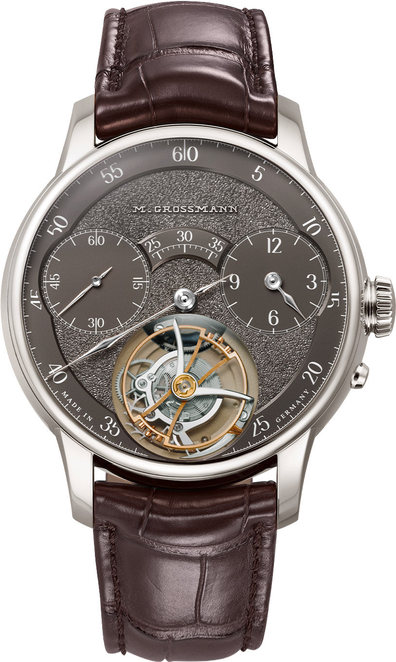 Moritz Grossmann Tourbillon Tremblage White Gold Argenté Dial