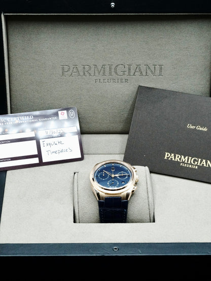 Parmigiani Fleurier Tonda PF Chronograph Milano Blue Alligator