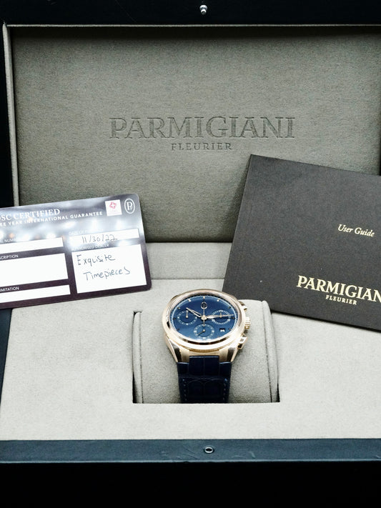 Parmigiani Fleurier Tonda PF Chronograph Milano Blue Alligator
