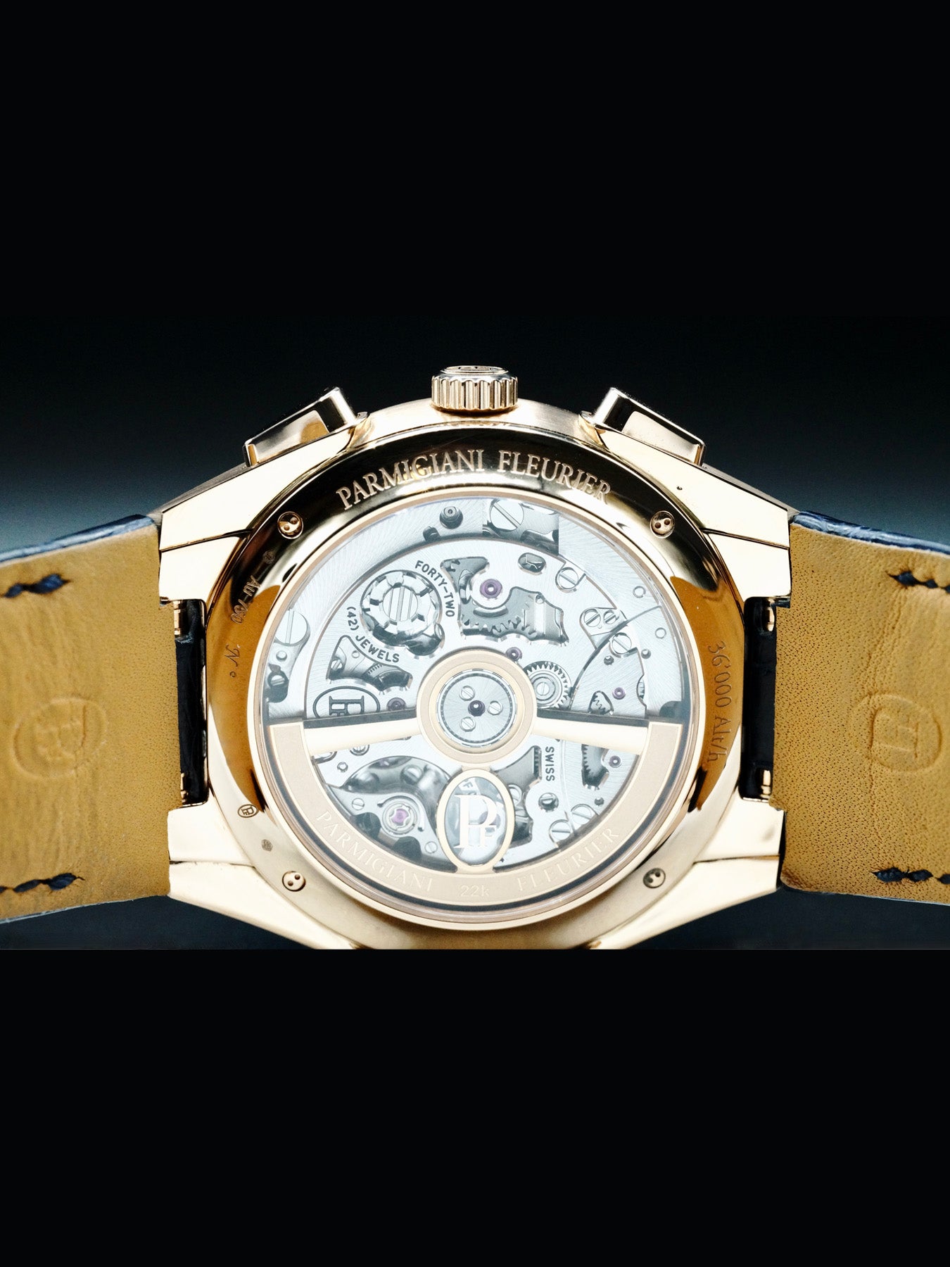 Parmigiani Fleurier Tonda PF Chronograph Milano Blue Alligator