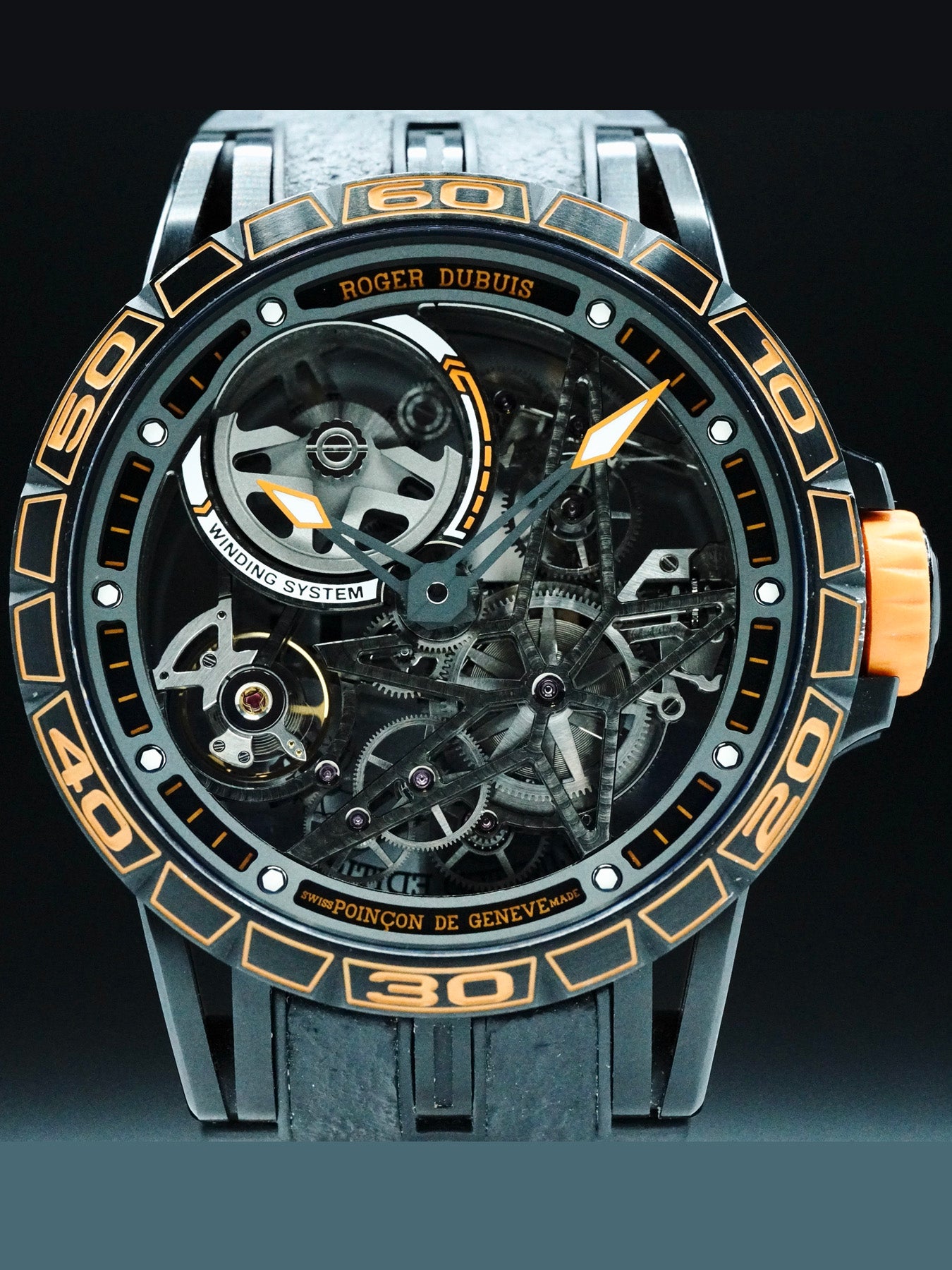 Roger Dubuis DBEX0704 Excalibur Spider Pirelli Edition Titanium 45mm