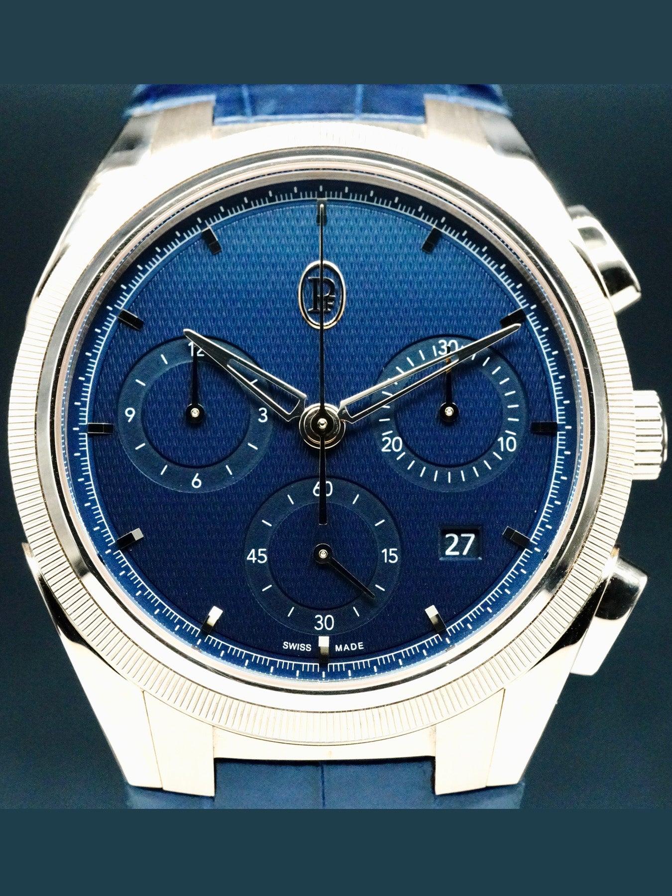 Parmigiani Fleurier Tonda PF Chronograph Milano Blue Alligator