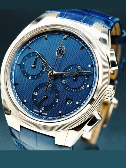 Parmigiani Fleurier Tonda PF Chronograph Milano Blue Alligator