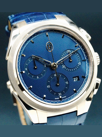 Parmigiani Fleurier Tonda PF Chronograph Milano Blue Alligator