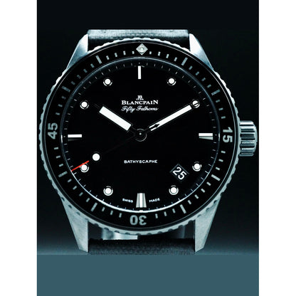 Blancpain Fifty Fathoms Bathyscaphe Ceramic and Liquid Metal 5000 0130 B52A