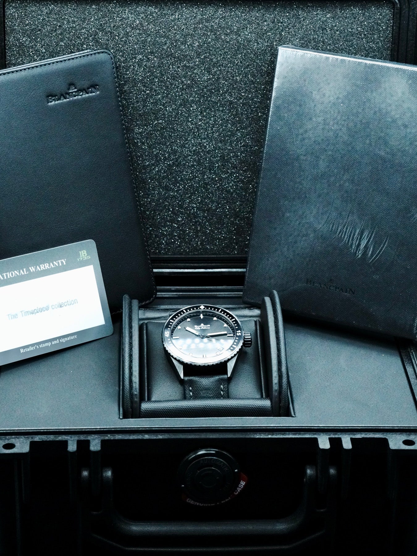 Blancpain Fifty Fathoms Bathyscaphe Ceramic and Liquid Metal 5000 0130 B52A