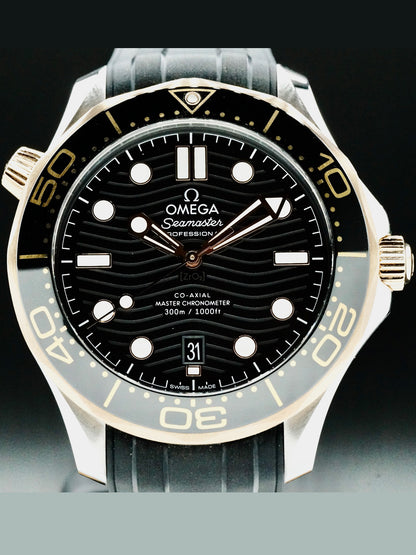 Omega 210.22.42.20.01.002 Seamaster Diver 300M Co-Axial Master Chronometer Sedna Gold
