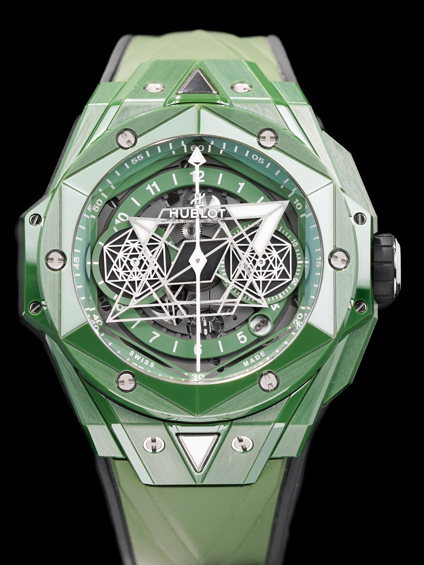 Hublot 418.GX.5207.RX.MXM22 Big Bang Sang Bleu Green Ceramic