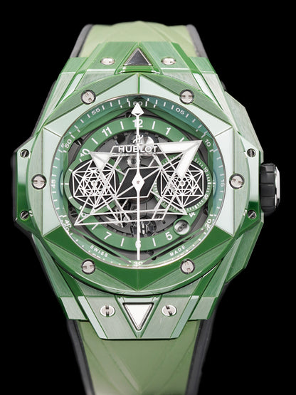 Hublot 418.GX.5207.RX.MXM22 Big Bang Sang Bleu Green Ceramic