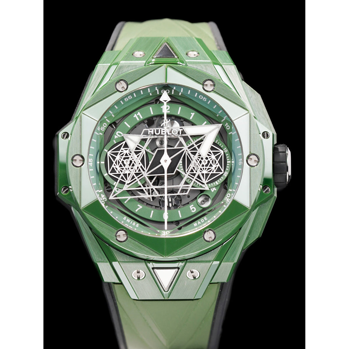 Hublot 418.GX.5207.RX.MXM22 Big Bang Sang Bleu Green Ceramic