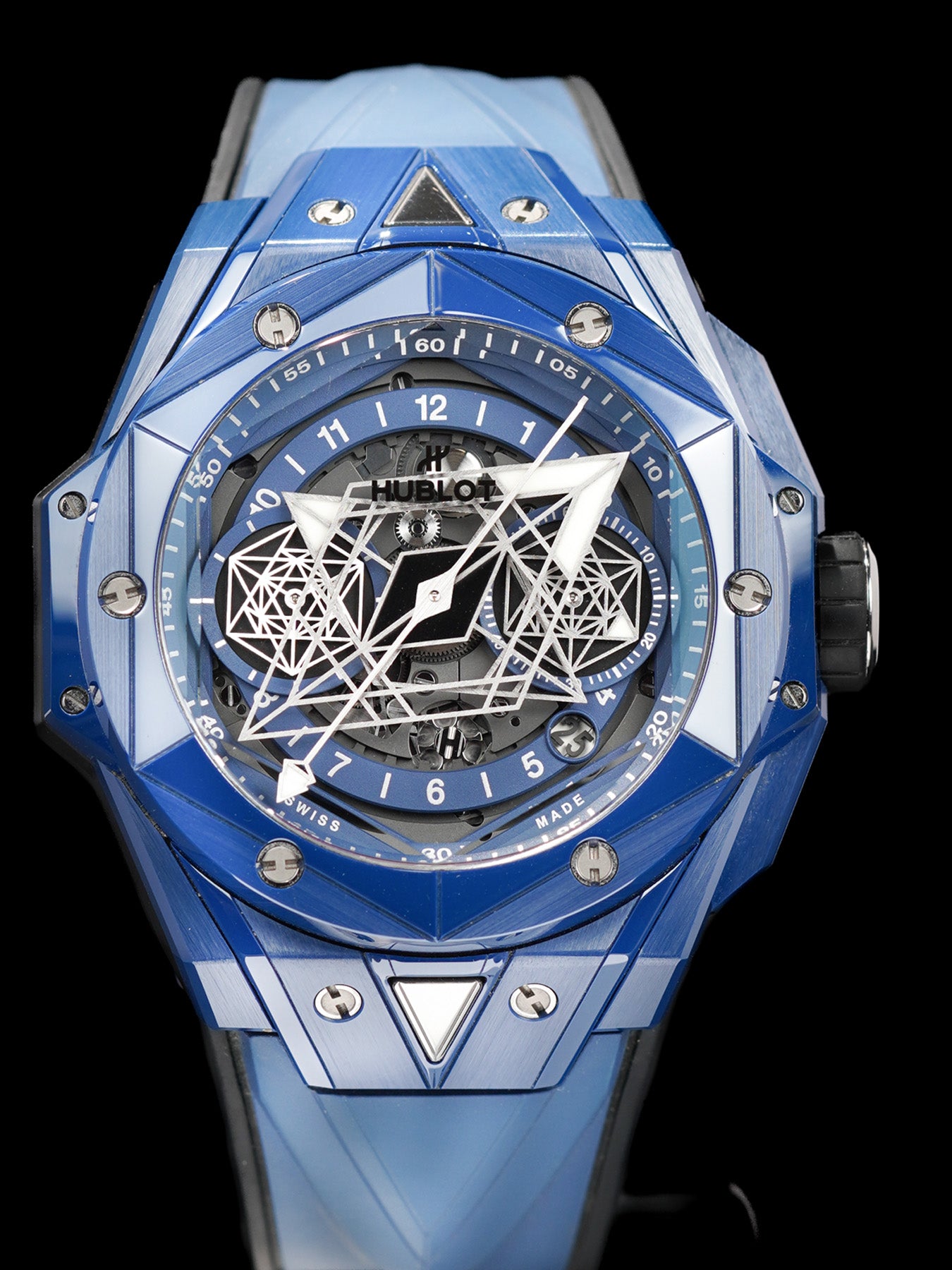 Hublot 418.EX.5107.RX.MXM21 Big Bang Sang Bleu II Blue Ceramic