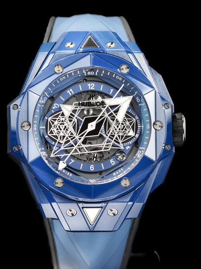 Hublot 418.EX.5107.RX.MXM21 Big Bang Sang Bleu II Blue Ceramic