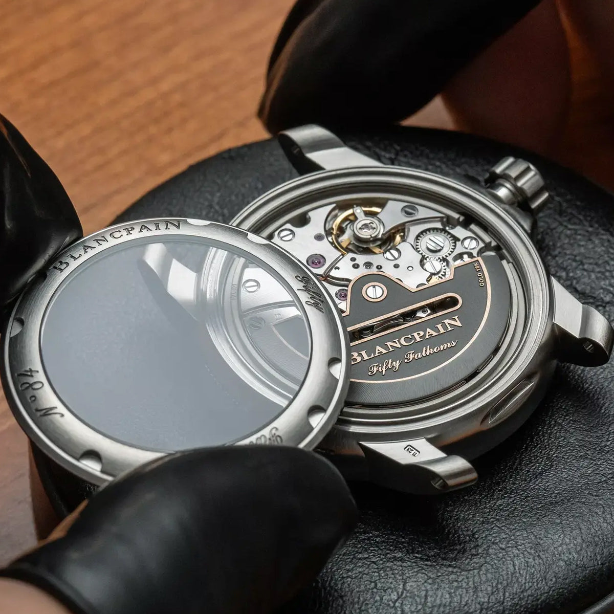 Blancpain 5010 12B30 98S Fifty Fathoms Automatic 42mm Black Dial