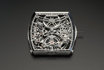 Bianchet Flying Tourbillon Ultrafino Skeleton Titanium Blue UFFTSKTNBL
