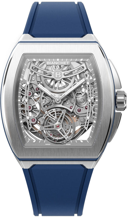 Bianchet Flying Tourbillon Ultrafino Skeleton Titanium Blue UFFTSKTNBL