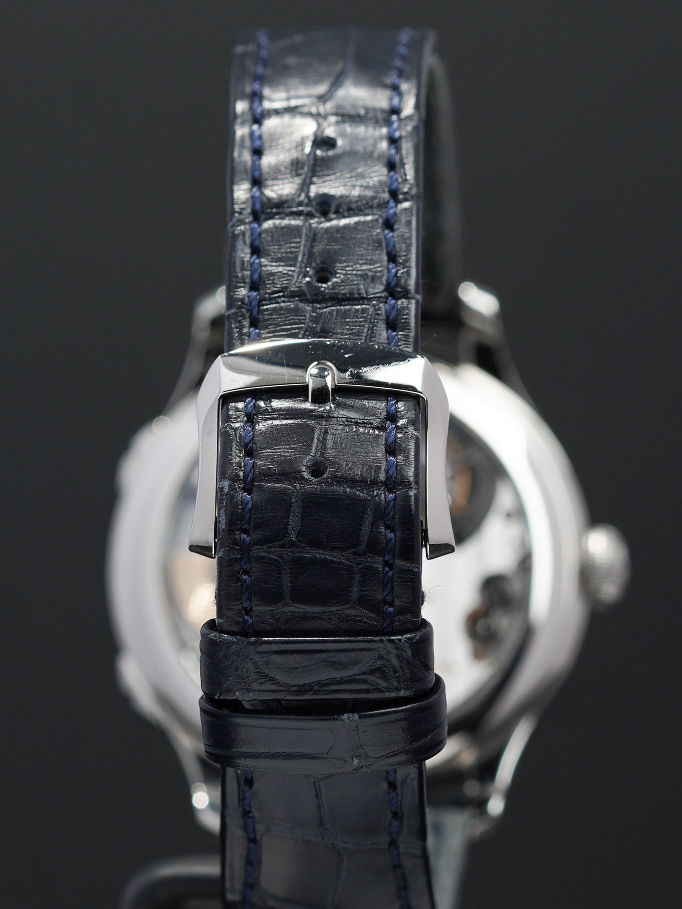 Laurent Ferrier LCF007.AC.CW1 Galet Traveller Blue Dial