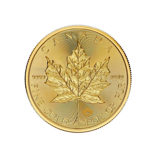 1oz Gold Canadian Maple Leaf Coin