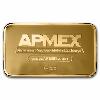 5 oz Gold Bar - APMEX (In Capsule)