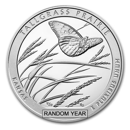 5 oz Silver ATB (America The Beautiful) (Random Year) BU