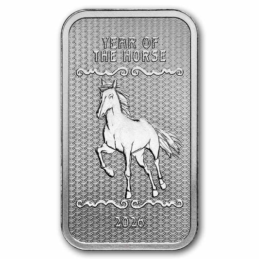 5 oz Silver Bar - 2026 APMEX Year of the Horse (Series 2)