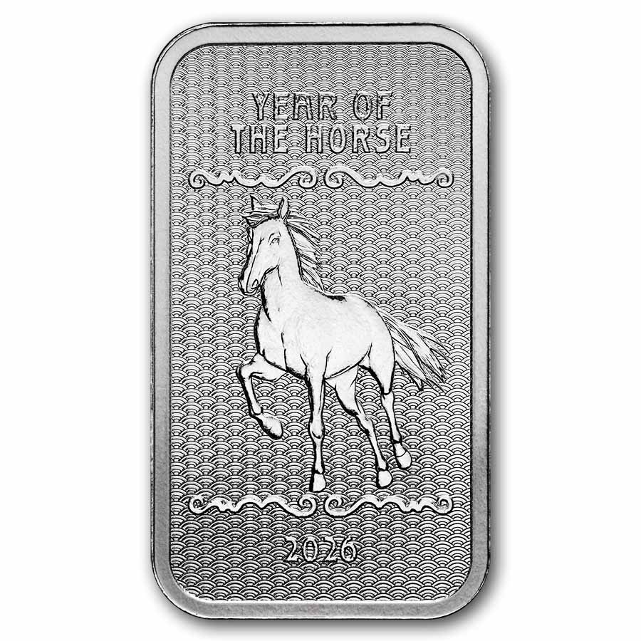 5 oz Silver Bar - 2026 APMEX Year of the Horse (Series 2)