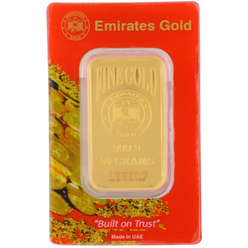 Emirates Gold bar 50 Gm