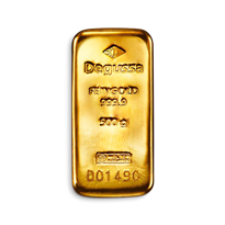 Degussa Cast Gold Bars - ID 2159