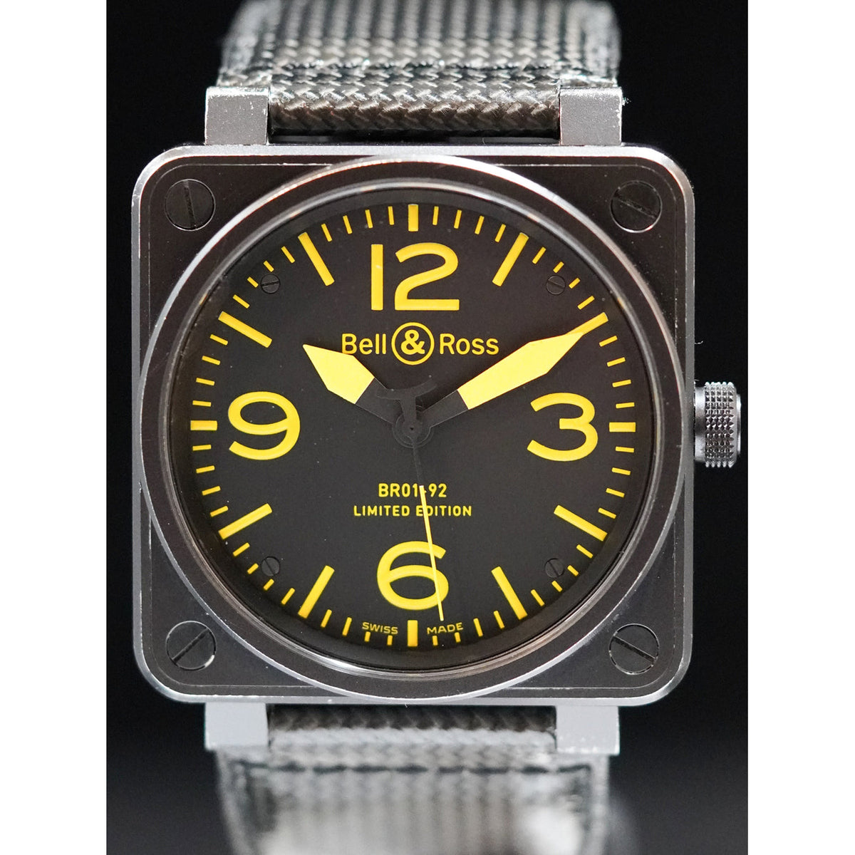 Bell & Ross BR01-92 Aviation Heritage Limited Edition Black & Yellow Dial
