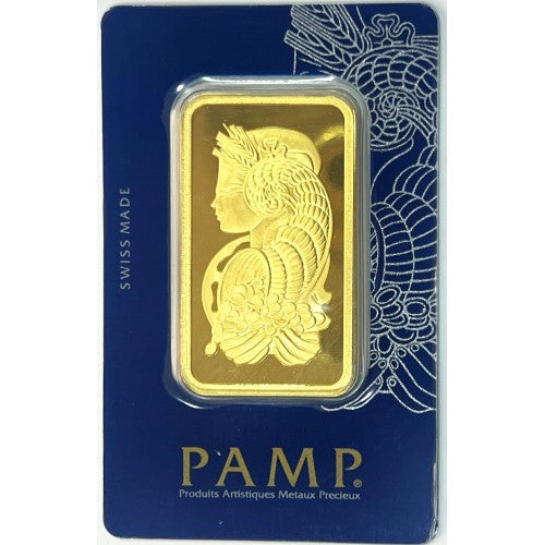 50 Gm PAMP Suisse Gold bar 999.9 Purity