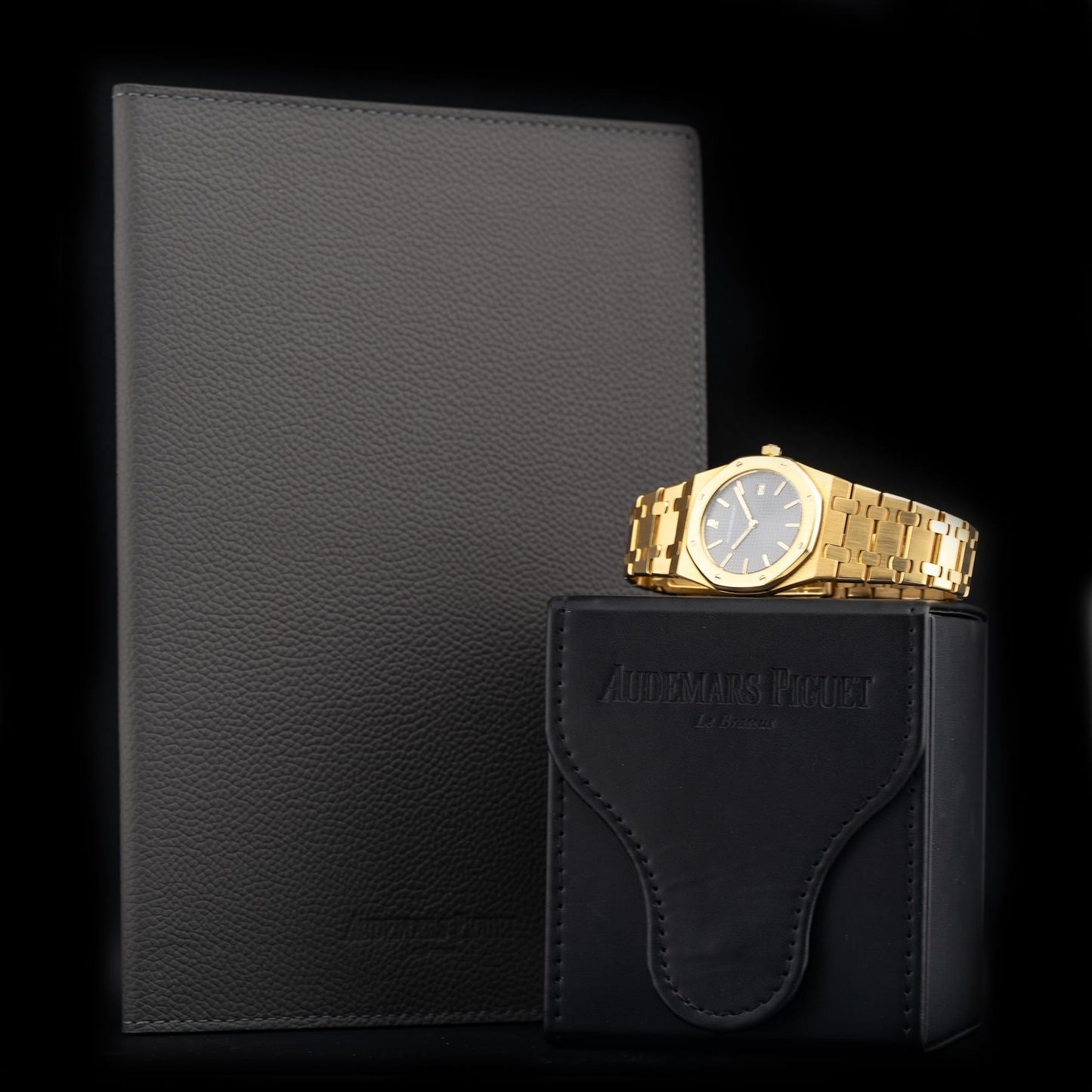Audemars Piguet 56175BA Royal Oak 18K Yellow Gold Grey Dial