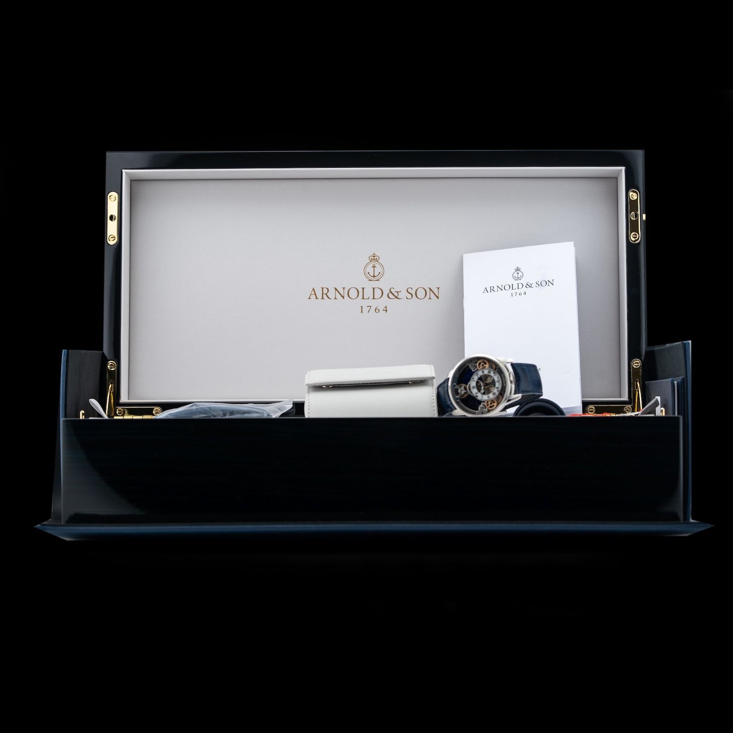 Arnold & Son 1TPEX.W01A.C153X Time Pyramid 42.5 Platinum