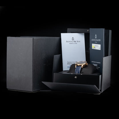 Arnold & Son 1GLAR.Z01A.C154A HM Perpetual Moon Obsidian Dial