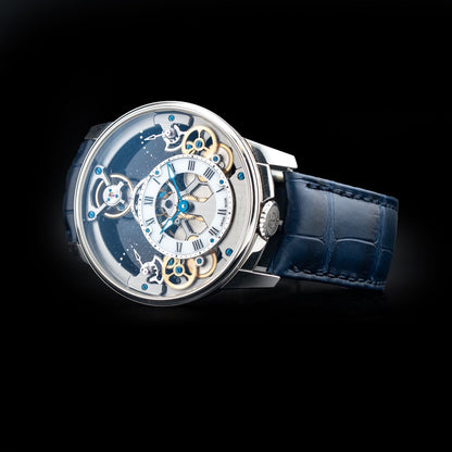 Arnold & Son 1TPEX.W01A.C153X Time Pyramid 42.5 Platinum