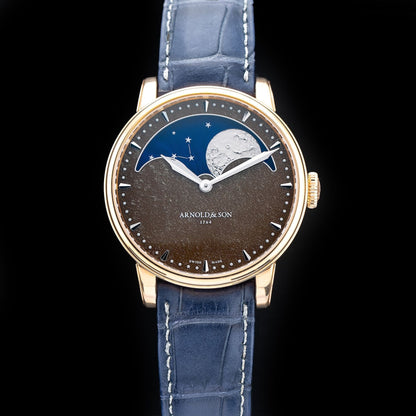 Arnold & Son 1GLAR.Z01A.C154A HM Perpetual Moon Obsidian Dial