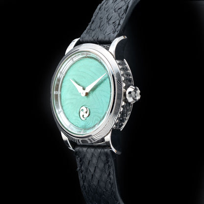 GoS - Gustafsson & Sjögren GoS Norrsken Northern Lights Guilloche Green