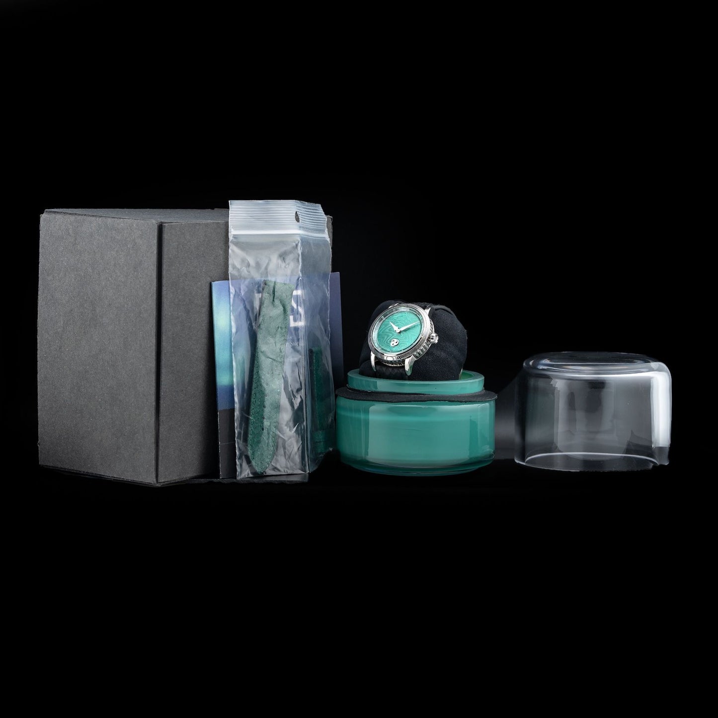 GoS - Gustafsson & Sjögren GoS Norrsken Northern Lights Guilloche Green