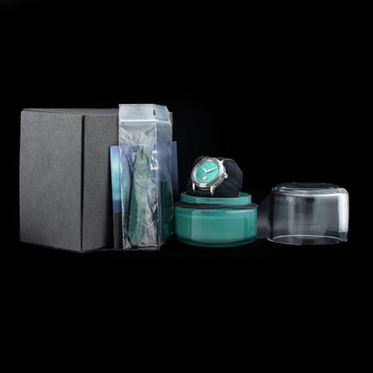 GoS - Gustafsson & Sjögren GoS Norrsken Northern Lights Guilloche Green