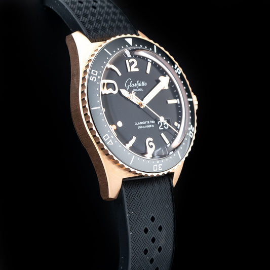 Glashütte Original 1-36-13-03-90-33 SeaQ Panorama Date Red Gold