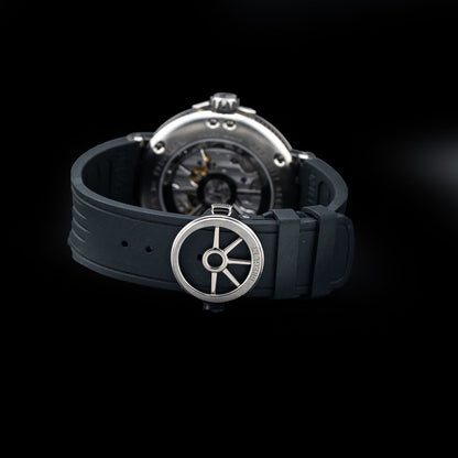 Breguet Marine 5517TI/G2/5ZU Grey Dial On Rubber Strap