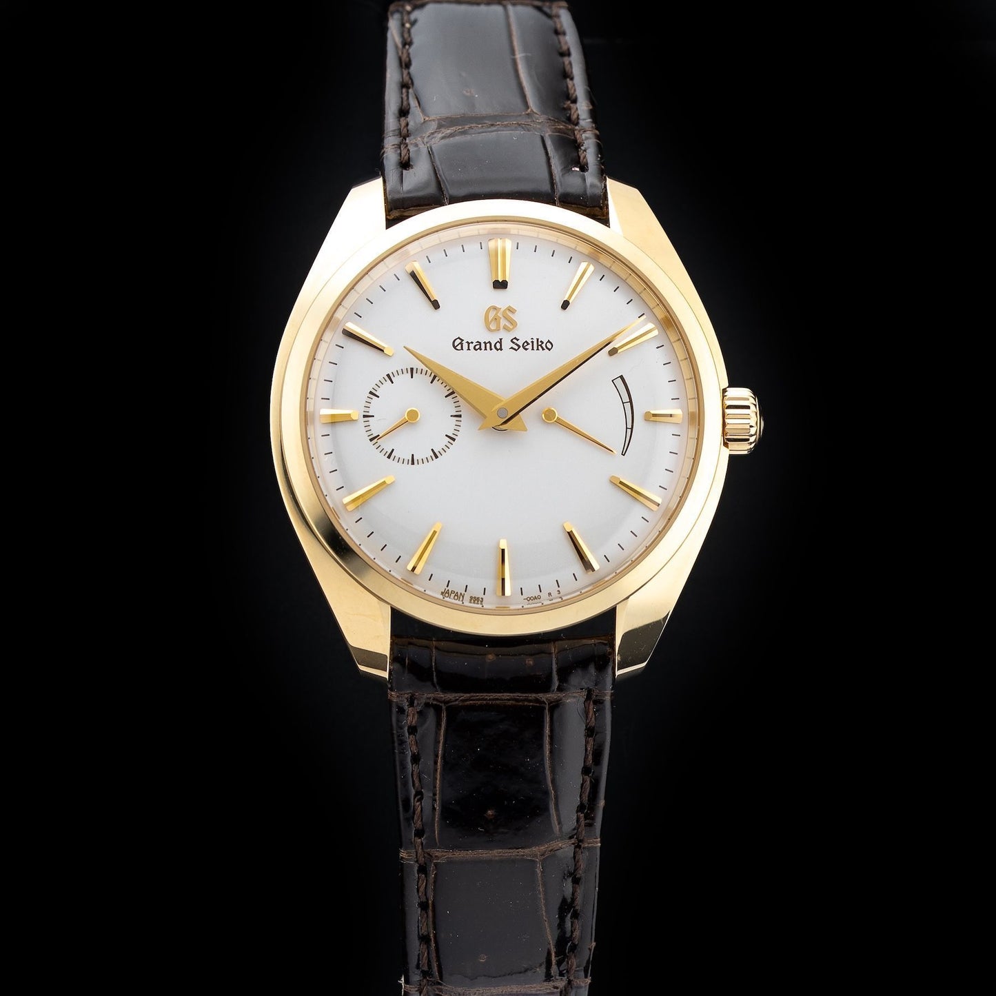 Grand Seiko Elegance SBGK006 White Dial Yellow Gold Case