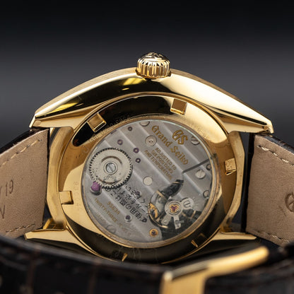 Grand Seiko Elegance SBGK006 White Dial Yellow Gold Case